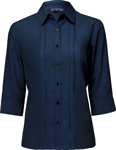 Picture of City Collection City Stretch Spot 3/4 Sleeve Shirt (2172)