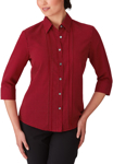 Picture of City Collection City Stretch Spot 3/4 Sleeve Shirt (2172)