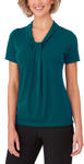 Picture of City Collection Pippa Knit Short Sleeve Blouse (2222)