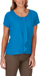Picture of City Collection Cascade Short Sleeve Blouse (2285)