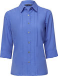 Picture of City Collection City Stretch Spot 3/4 Sleeve Shirt (2172)