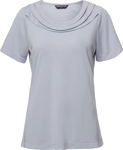 Picture of City Collection Eva Knit Short Sleeve Blouse (2227)