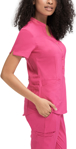 Picture of City Collection Zip Back Tunic Ladies Tunic - Pink (2284-PINK)