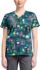 Picture of Cherokee Winter Forest Print Top (TF796-PNFW)