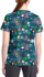 Picture of Cherokee Winter Forest Print Top (TF796-PNFW)