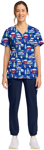 Picture of Cherokee Penguins Playing Print Top (CK856-PGPY)