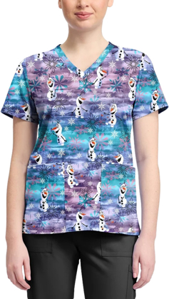 Picture of Cherokee Olaf in Arendelle Print Top (TF796-FZLA)