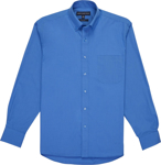 Picture of City Collection Mens Micro Check Long Sleeve Shirt (4102LS)