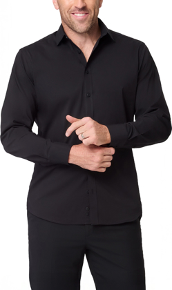 Picture of City Collection Oliver Mens Long Sleeve Shirt (4773)