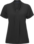 Picture of City Collection Pippa Knit Short Sleeve Blouse (2222)