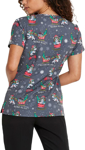 Picture of Cherokee Scrubs Womens Sleigh All Day Scrub Top (DK852 SGDM)