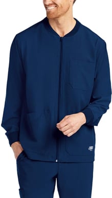 Picture of Skechers Mens Structure 3 Pocket Crewneck Warmup Jacket (SK0408)