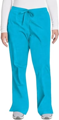 Picture of Cherokee Womens Natural Rise Flare Leg Drawstring Pant - Petite (CH-4101P)