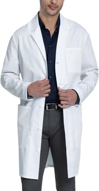 Picture of Cherokee Mens Button Front 38" Lab Coat (CH-CK412)
