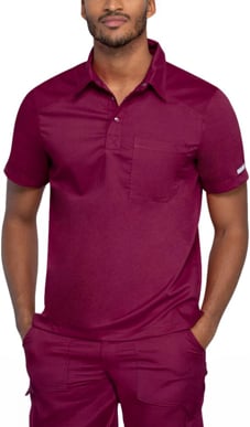 Picture of Cherokee Mens Polo Scrub Top (CH-WW615)