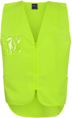 Picture of JB's Wear Hi Vis Zip Drop Tail Safety Vest (6HVSW)