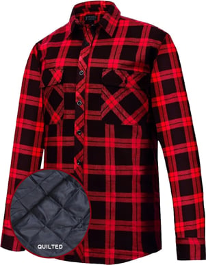 Picture of Ritemate Workwear Open Front Quilted Shirt (RM123SQS)
