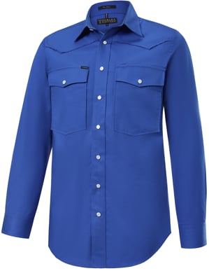 Picture of Ritemate Workwear Mens Pilbara Western Snap Button Long Sleeve Shirt (RMPW035)